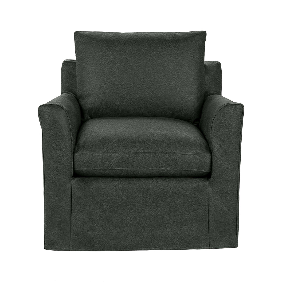 Classic Home Cassiano swivel chair with a cushioned seat, wooden base, and modern design perfect for living or office spaces.
