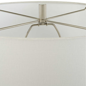 Twisted Swirl - Table Lamp - White