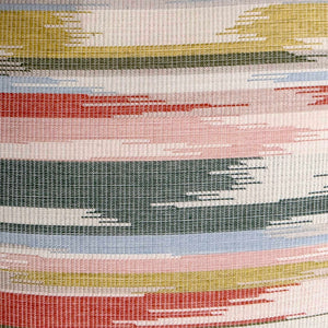 Transformation - Garden Outdoor Pillow - Green / Pink / White / Yellow