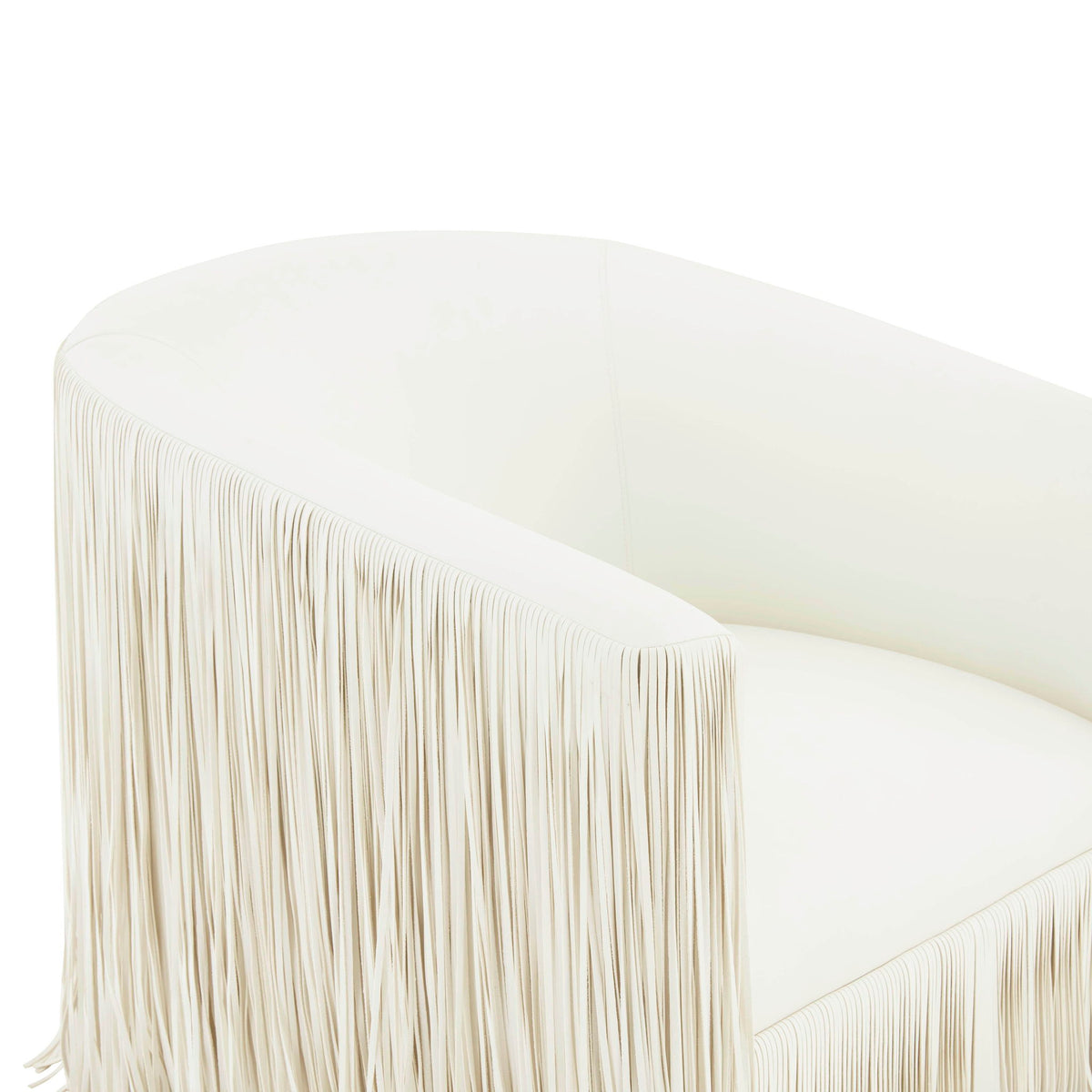 Shag Me - Vegan Leather Swivel Chair - R&R Furniture Gallery (Fountain Valley, CA)