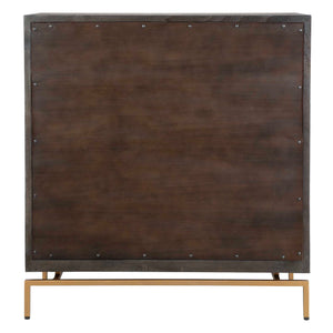 Marico - 2 Door Mindi Cabinet - Dark Brown