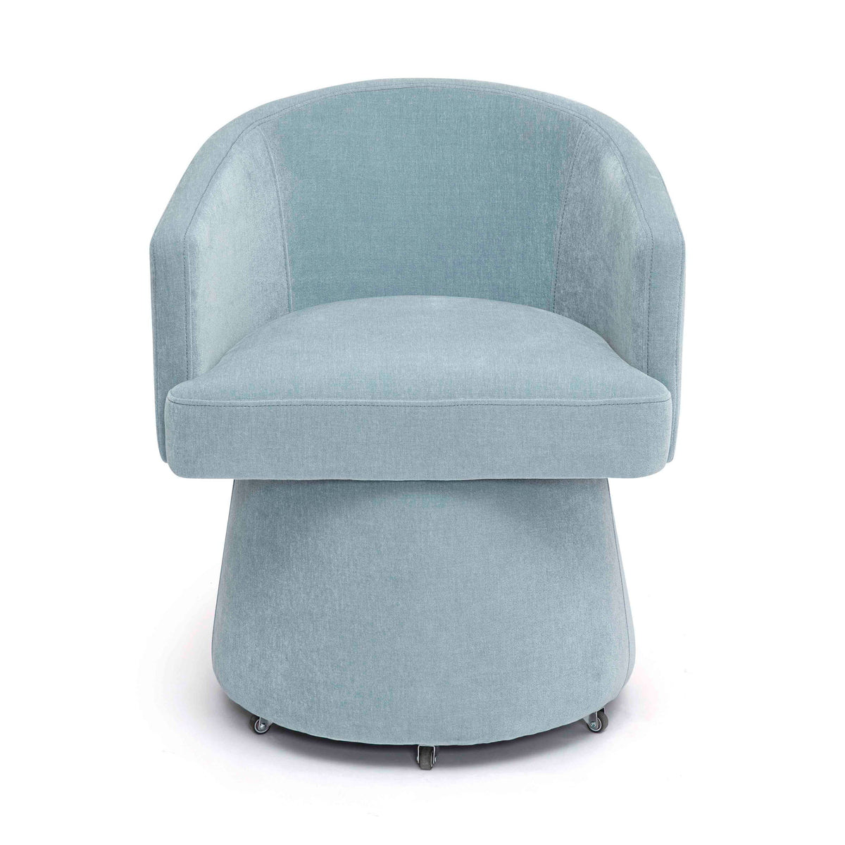 Kristen - Upcycled Chenille Rolling Desk Chair - R&R Furniture Gallery (Fountain Valley, CA)