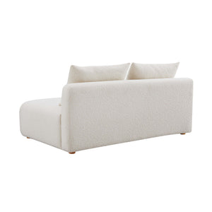 Hangover - Boucle Modular Loveseat - Cream - R&R Furniture Gallery (Fountain Valley, CA)