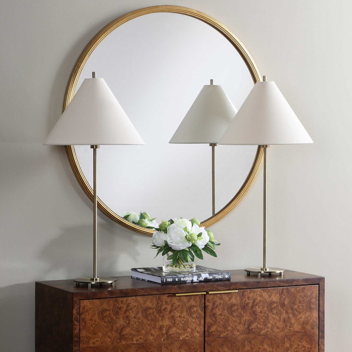Table Lamp (Set of 2) - Plated Antique Brass