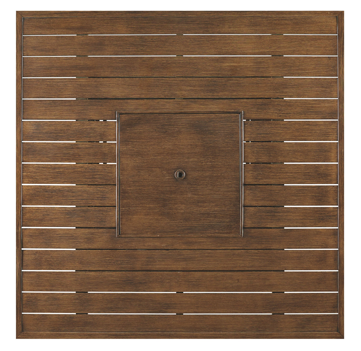 Paradise Trail - Square Bar Table w/Fire Pit - Medium Brown - R&R Furniture Gallery (Fountain Valley, CA)