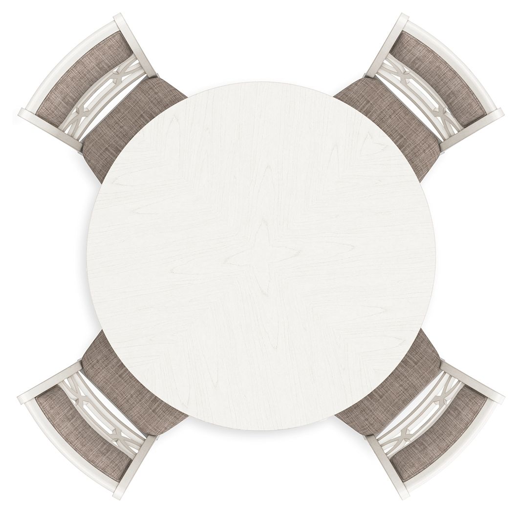 Erinberg - Dining Room Counter Table Set (Set of 5) - Antique White - R&R Furniture Gallery (Fountain Valley, CA)