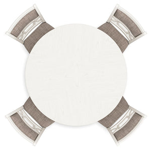 Erinberg - Dining Room Counter Table Set (Set of 5) - Antique White - R&R Furniture Gallery (Fountain Valley, CA)