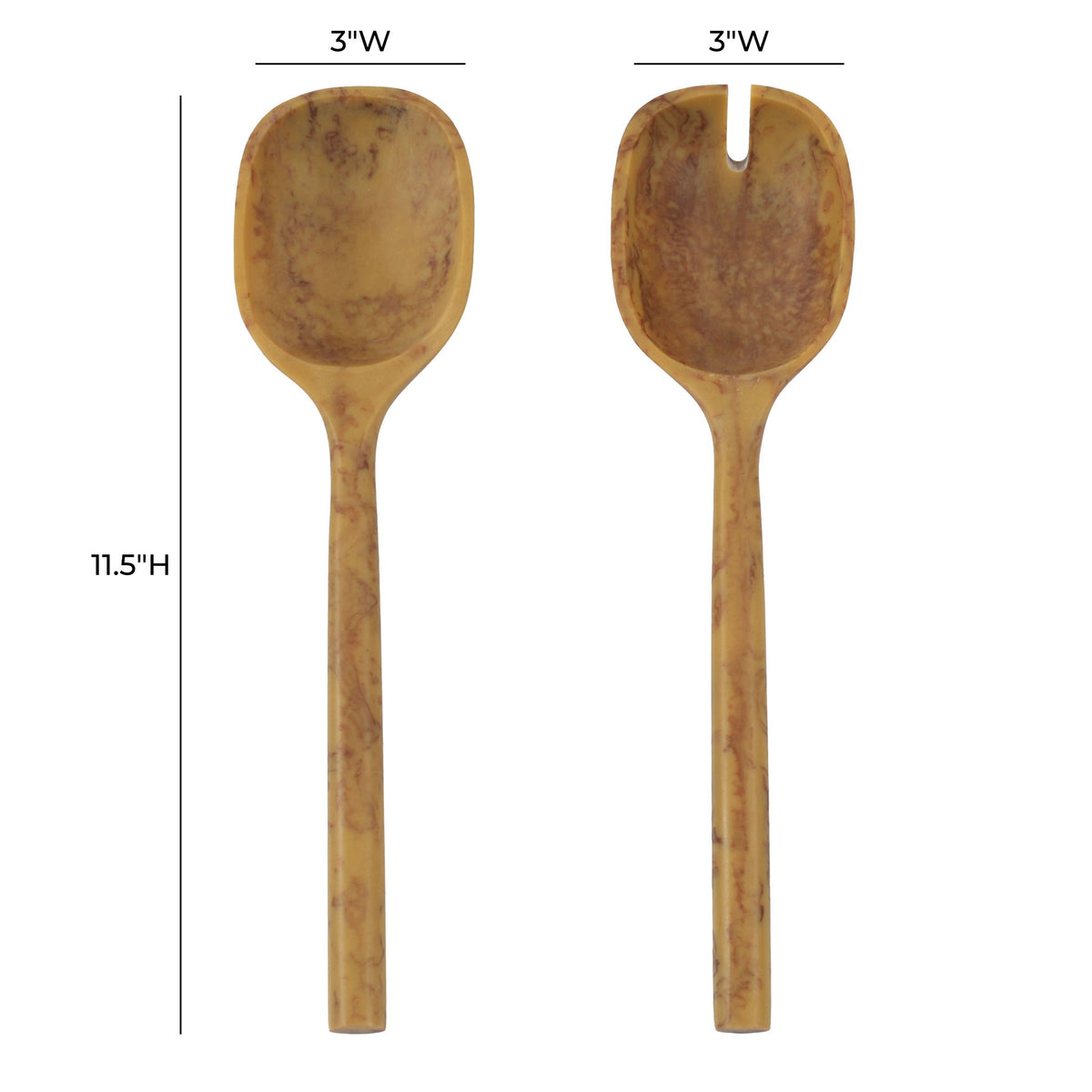 Mera - Resin Serving Spoons (Set of 2) - R&R Furniture Gallery (Fountain Valley, CA)