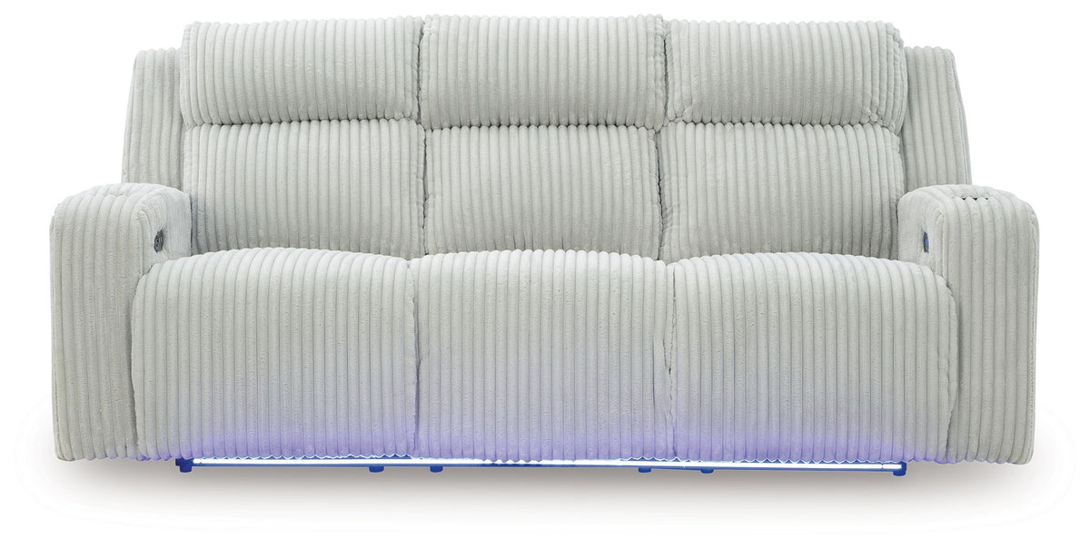 Forest Lake - Power Reclining Sofa With Adj Headrest - R&R Furniture Gallery (Fountain Valley, CA)