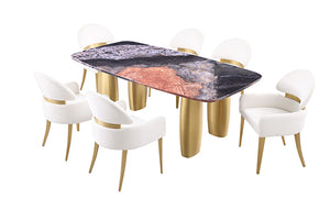 Northolt 7 Pc Dining Table Set - R&R Furniture Gallery (Fountain Valley, CA)