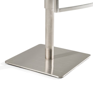 Folsum - Modern Grey Adjustable Bar Stool — view 5