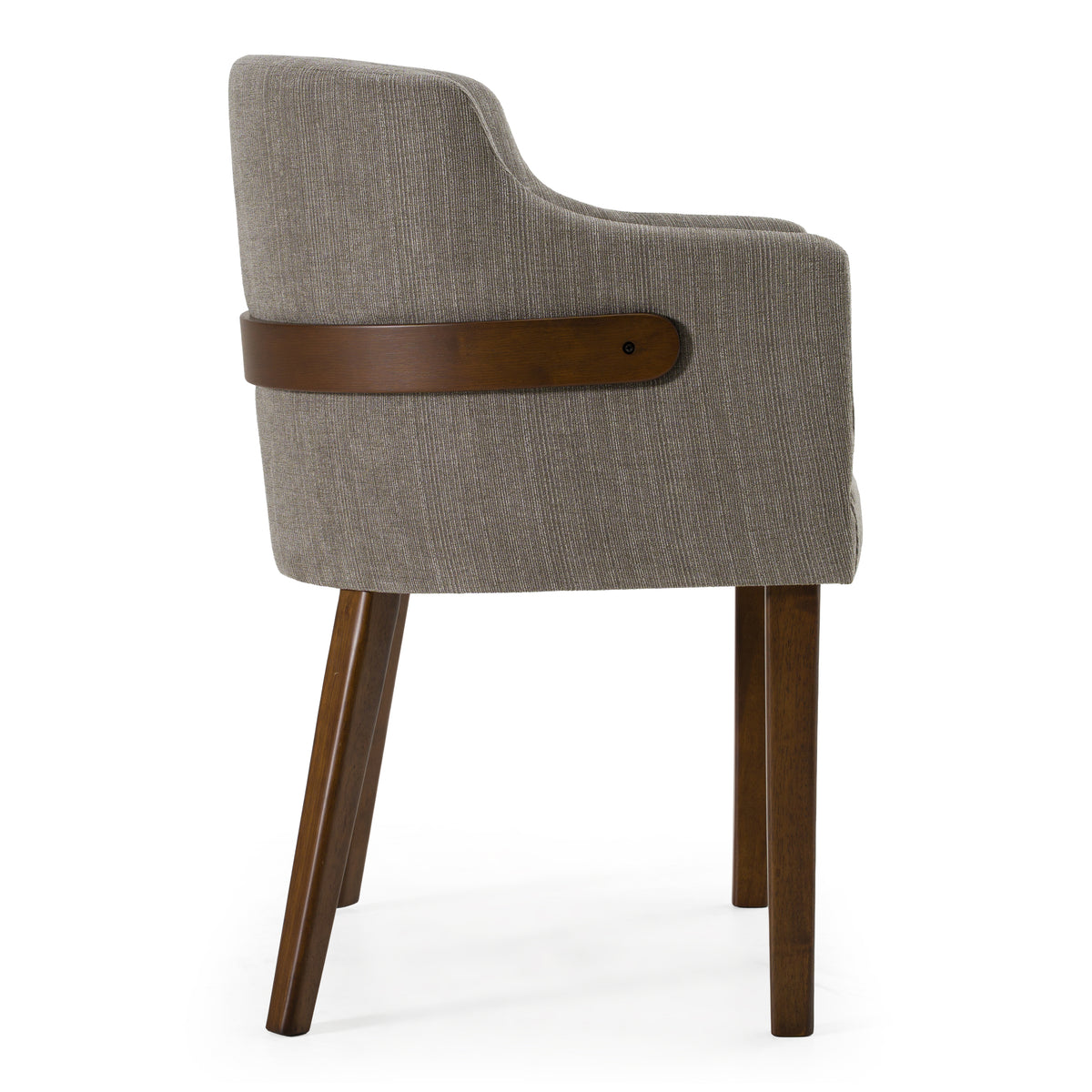 Jordan Modern Grey & Walnut Dining Chair (Set of 2) — view 5