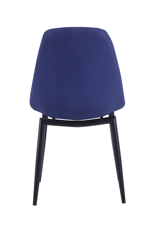 Zella - Modern Blue Dining Chair (Set of 2) — view 3
