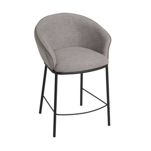 Rumi - Modern Grey Counter Stool — view 4