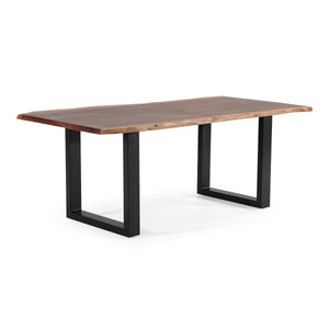 Taylor Modern 79" Live Edge Wood Dining Table — view 5