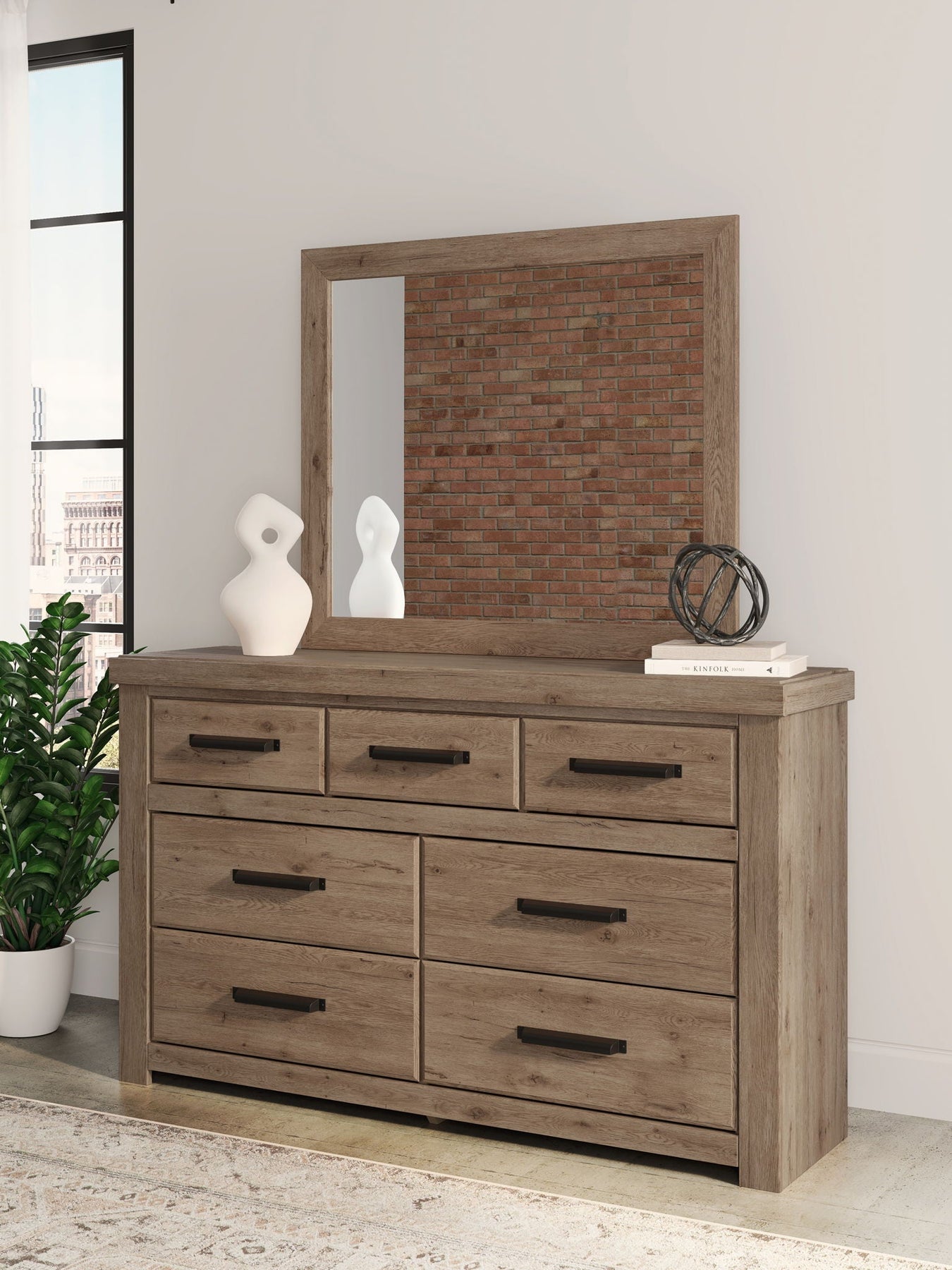 Bedroom > Dresser & Mirror