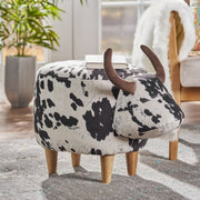 Cow Shaped Ottoman Footstool - R&R Furniture Gallery (Fountain Valley, CA)