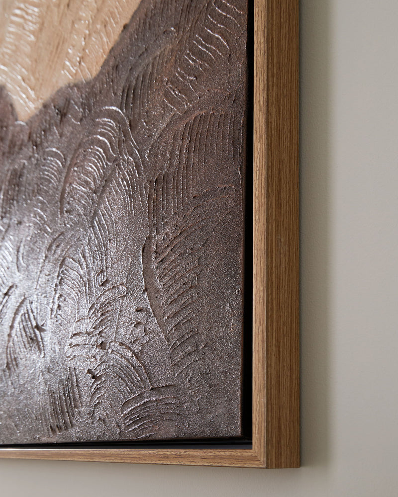 Fanthorne - Wall Art - Tan / Brown / White - R&R Furniture Gallery (Fountain Valley, CA)