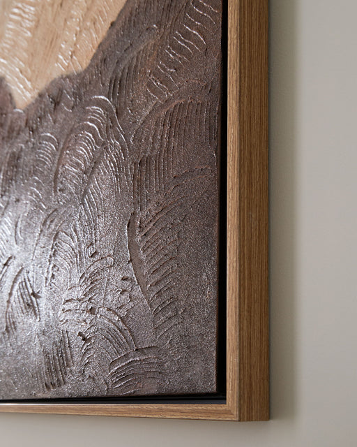 Fanthorne - Wall Art - Tan / Brown / White - R&R Furniture Gallery (Fountain Valley, CA)