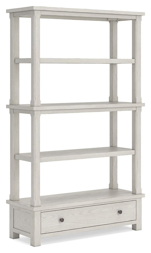 Robbinsdale - Bookcase - Antique White - R&R Furniture Gallery (Fountain Valley, CA)