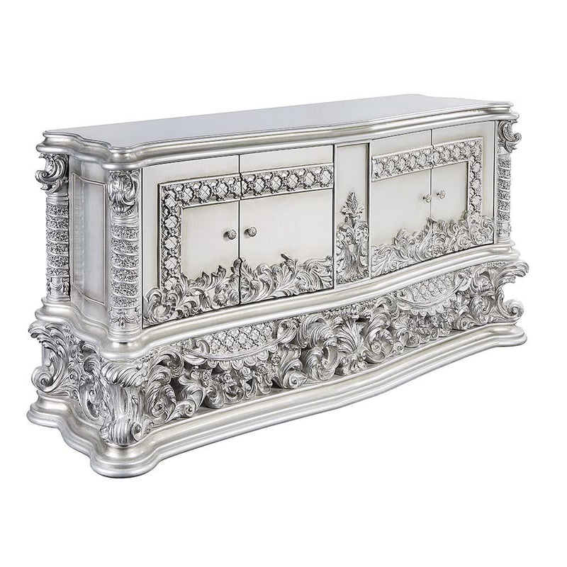 Valkyrie - Server - Antique Platinum - R&R Furniture Gallery (Fountain Valley, CA)