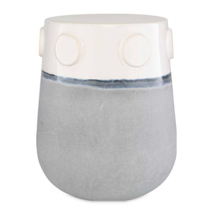 Mulvane - Ceramic Garden Stool - Gray