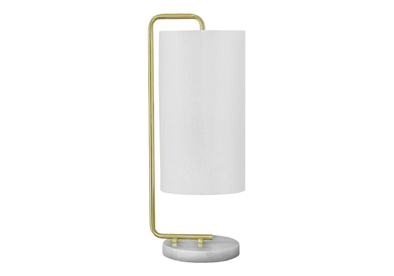 Lighting, Table Lamp, Marble, Contemporary - White - R&R Furniture Gallery (Fountain Valley, CA)