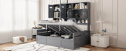 Daybed With All-In-One Cabinet And Shelf - R&R Furniture Gallery (Fountain Valley, CA)