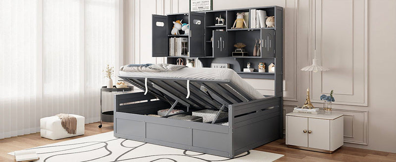 Daybed With All-In-One Cabinet And Shelf - R&R Furniture Gallery (Fountain Valley, CA)
