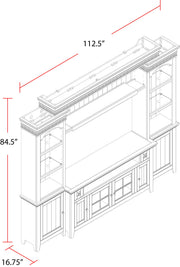 Tidewater - Console Entertainment Wall - R&R Furniture Gallery (Fountain Valley, CA)