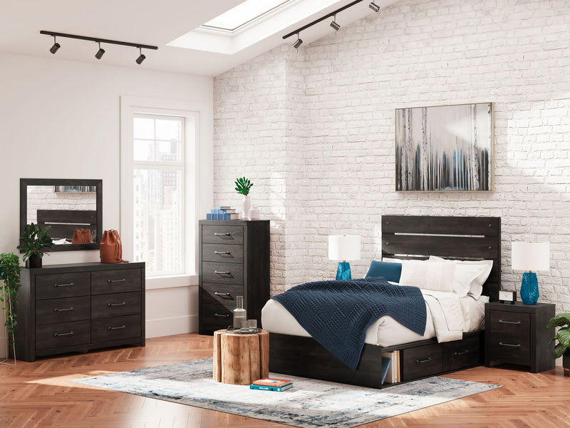 Hollivern - Panel Bed With Storage - R&R Furniture Gallery (Fountain Valley, CA)