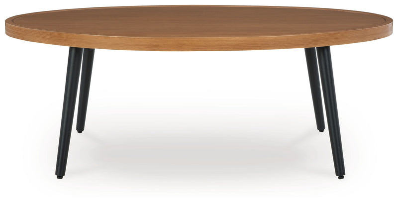 Horizon Hall - Cocktail Table - Two-tone Brown - R&R Furniture Gallery (Fountain Valley, CA)