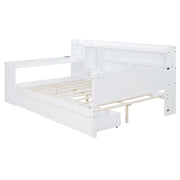 Daybed With 3 Drawers USB Ports And Desk - R&R Furniture Gallery (Fountain Valley, CA)