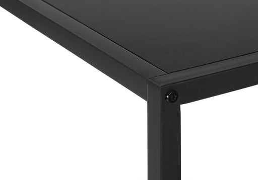 Corner Accent Console Table For Entryway, Contemporary & Modern - Black - R&R Furniture Gallery (Fountain Valley, CA)