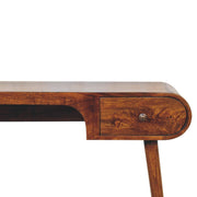 London - Arch Writing Desk - Dark Brown - R&R Furniture Gallery (Fountain Valley, CA)