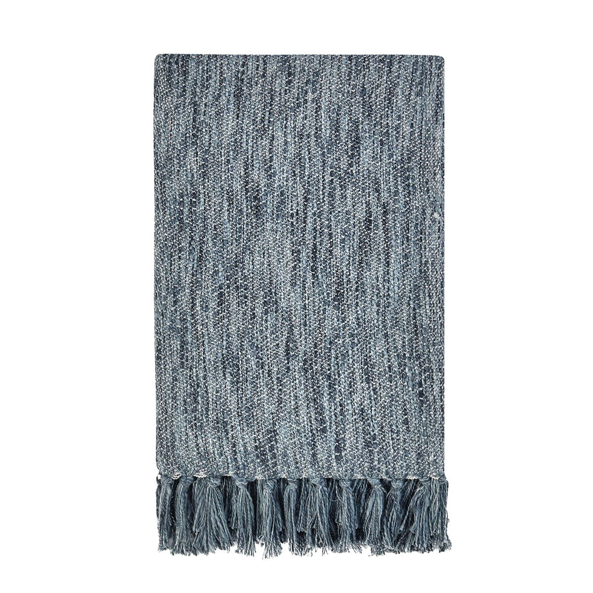 Throws - TC Sharma Throw - Denim Blue - R&R Furniture Gallery (Fountain Valley, CA)