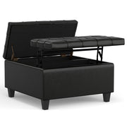 Harrison - Upholstered Coffee Table Storage Ottoman - R&R Furniture Gallery (Fountain Valley, CA)