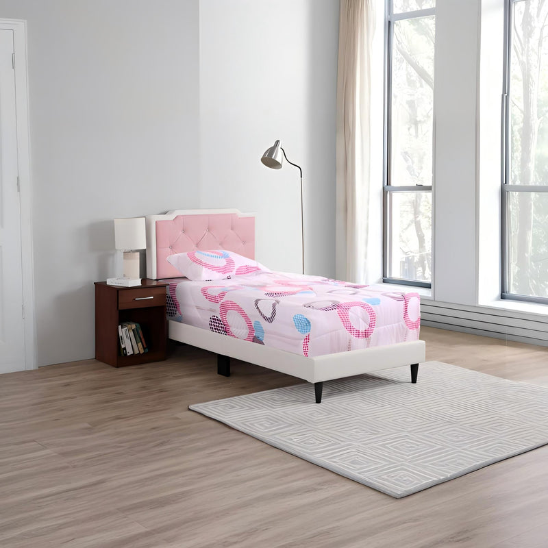 Bed (All in One Box) - Two Tone - R&R Furniture Gallery (Fountain Valley, CA)