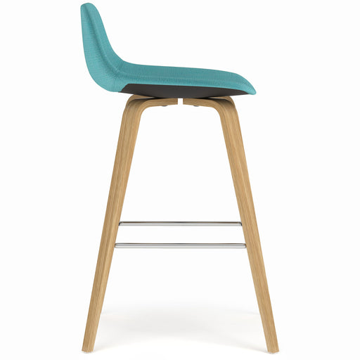 Randolph - Counter / Bar Height Stool (Set of 2) - Blue - R&R Furniture Gallery (Fountain Valley, CA)
