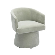 Kristen - Upcycled Chenille Rolling Desk Chair - R&R Furniture Gallery (Fountain Valley, CA)