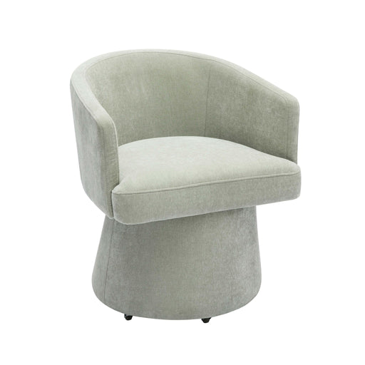 Kristen - Upcycled Chenille Rolling Desk Chair - R&R Furniture Gallery (Fountain Valley, CA)