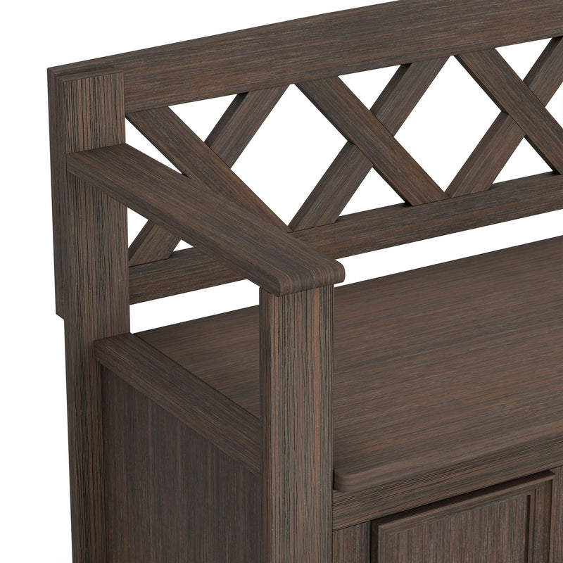 Amherst - Handcrafted Entryway Storage Bench - R&R Furniture Gallery (Fountain Valley, CA)