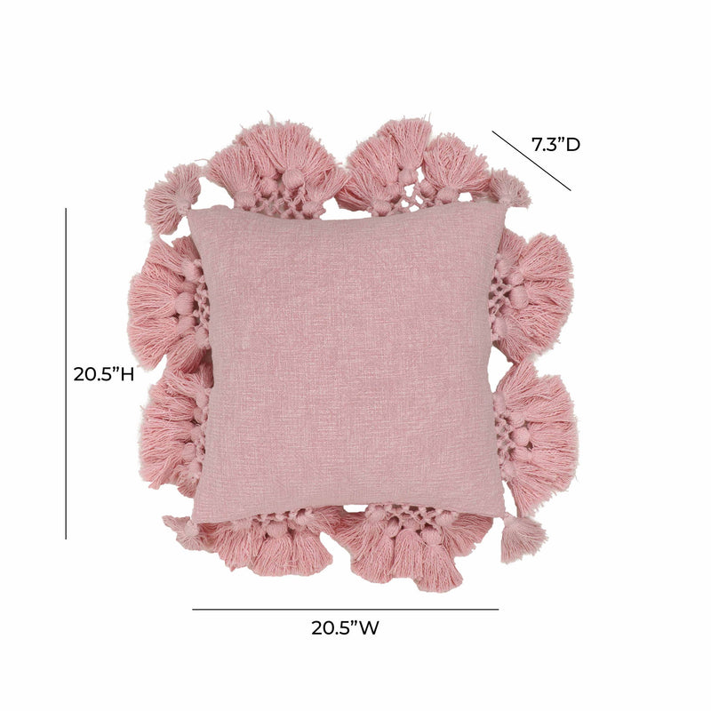 Stone Washed - Cotton Tasseled Pillow - R&R Furniture Gallery (Fountain Valley, CA)