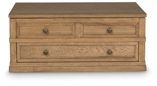 Sharlance - Lift Top Cocktail Table - Light Brown - R&R Furniture Gallery (Fountain Valley, CA)