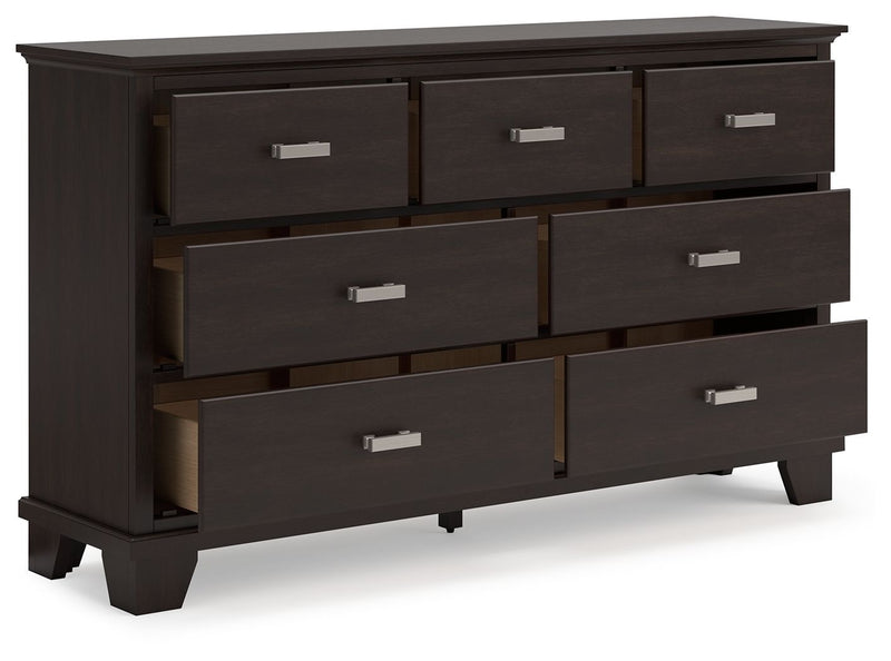 Covetown - Dresser - Dark Brown - R&R Furniture Gallery (Fountain Valley, CA)