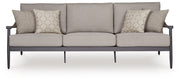 Ocean Beach - Sofa With Cushion - Gray - R&R Furniture Gallery (Fountain Valley, CA)