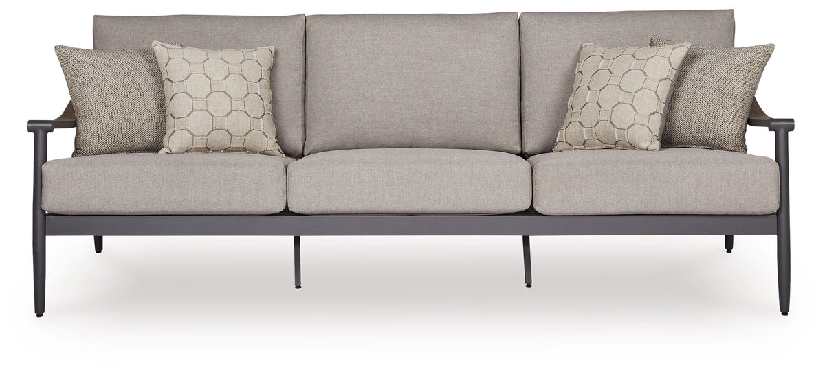 Ocean Beach - Sofa With Cushion - Gray - R&R Furniture Gallery (Fountain Valley, CA)