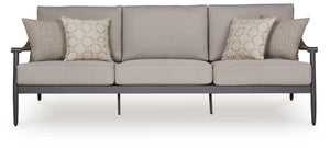Ocean Beach - Sofa With Cushion - Gray - R&R Furniture Gallery (Fountain Valley, CA)