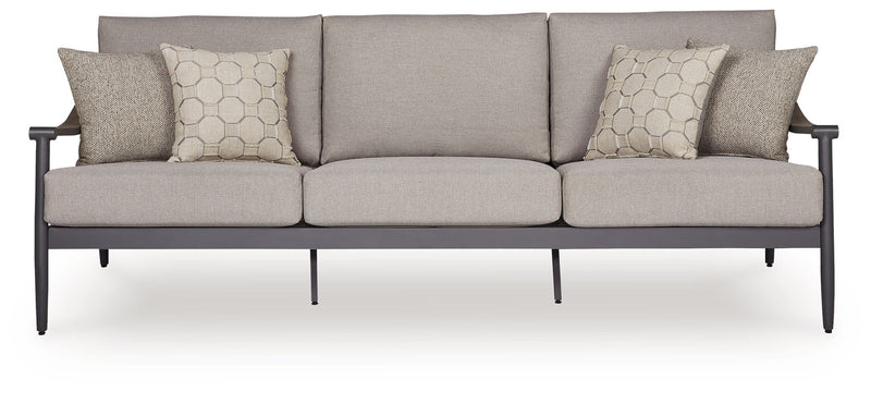 Ocean Beach - Sofa With Cushion - Gray - R&R Furniture Gallery (Fountain Valley, CA)