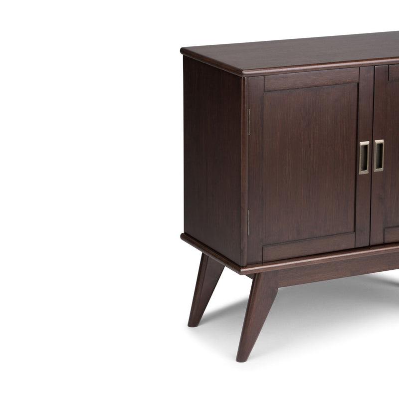 Draper - Low Storage Cabinet - Medium Auburn Brown - R&R Furniture Gallery (Fountain Valley, CA)